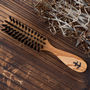 Boar Bristle Beard Brush With Olive Wood Handle, thumbnail 1 of 2
