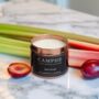 Plum And Rhubarb Rose Gold Candle Tin, thumbnail 1 of 4