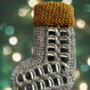 Christmas Stocking Decoration Hand Made Drinks Cans, thumbnail 3 of 12