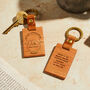 'Let's Go Adventuring' Personalised Wooden Keyring, thumbnail 3 of 5