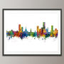 Salford Skyline Cityscape Art Print, thumbnail 3 of 7