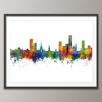 Salford Skyline Cityscape Art Print, 3 of 7