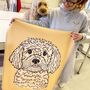Personalised Dog Mum Dog Lover Fleece Blanket, thumbnail 2 of 12