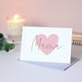 Personalised Heart Mum Card, thumbnail 2 of 3