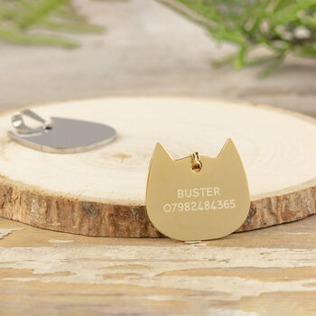 Engraved Cat Collar ID Tag, 5 of 7