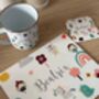 Kids Personalised Little Fairy Placemat, Coaster And Mug Dinner Set, thumbnail 3 of 8