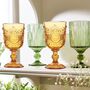 Set Of Four Luxury Exotic Wine Glasses, thumbnail 1 of 7