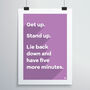 Get Up Stand Up Print, thumbnail 4 of 12