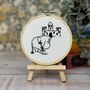 Moomintroll's Beach Day Fun Mini Embroidery Kit, thumbnail 1 of 4