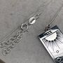 Sterling Silver Tarot Necklace The Sun, thumbnail 11 of 12
