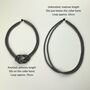 Fair Trade Handmade Glass Bead Knot Tube Necklace 55cm, thumbnail 4 of 12
