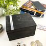 Personalised Wooden Cufflink And Watch Box, thumbnail 2 of 11