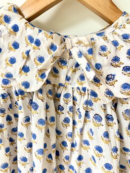 Girls Ditzy Print Dress, 3 of 3