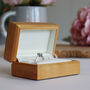 Personalised Double Wedding Ring Box, thumbnail 5 of 7
