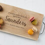 Personalised Large Wooden Cheese / Cutting Board, thumbnail 1 of 3
