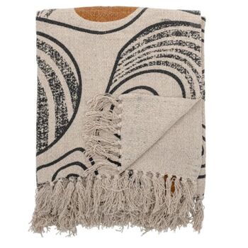 Giano Throw, Nature, Recycled Cotton, 2 of 4