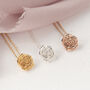English Rose Sterling Silver Necklace, thumbnail 2 of 11