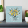 Watercolour Style Bouquet Thinking Of You Card, thumbnail 1 of 3
