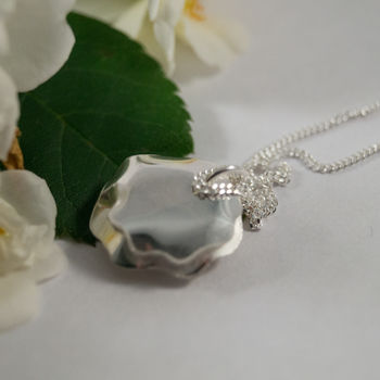 Sterling Silver Rose Pendant, 5 of 7