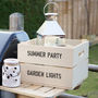 Personalised Square Wooden Storage Crate, thumbnail 2 of 5