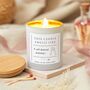 Smells Like A Promotion Funny Soy Wax Candle Gift, thumbnail 8 of 12