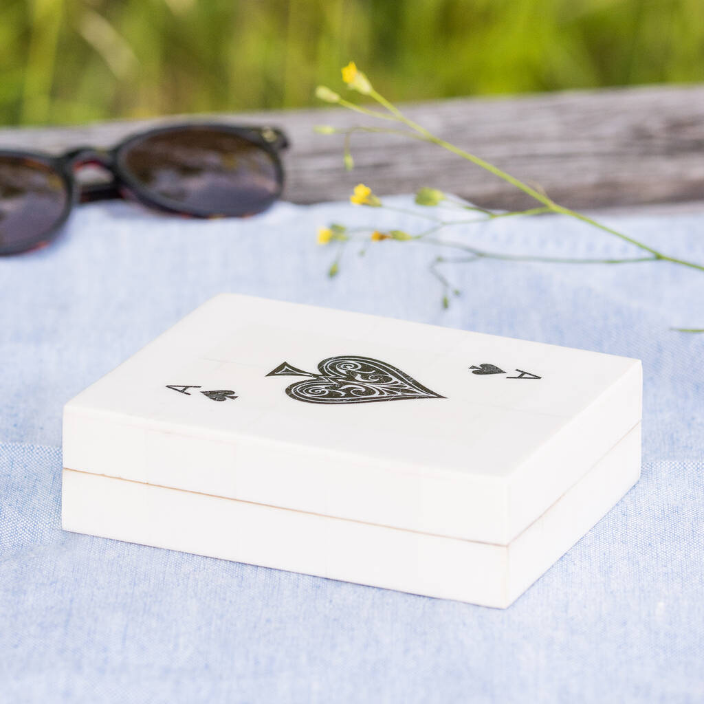 Personalised Playing Card Box Set By Oh So Cherished