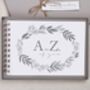 A To Z Of You Book Grey Floral, thumbnail 1 of 5