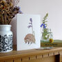 Hedgehog And Bluebell Any Occasion Greetings Card, thumbnail 3 of 5