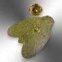 Cicada With Flowers Insect Hard Enamel Pin, thumbnail 7 of 9
