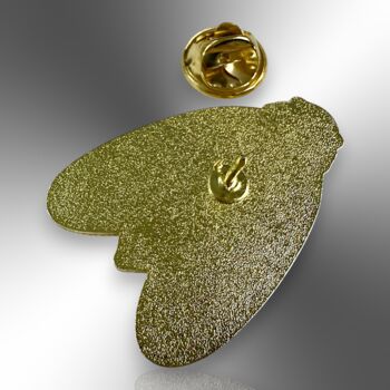 Cicada With Flowers Insect Hard Enamel Pin, 7 of 9