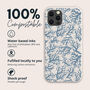 Blue Coral Biodegradable Phone Case, thumbnail 2 of 8