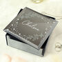 Personalised Botanical Mirrored Wedding Jewellery Box, thumbnail 1 of 3