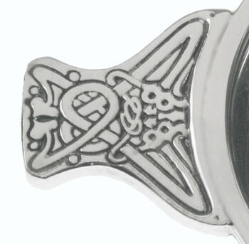 Pewter Quaich With Celtic Bands, 2 of 7