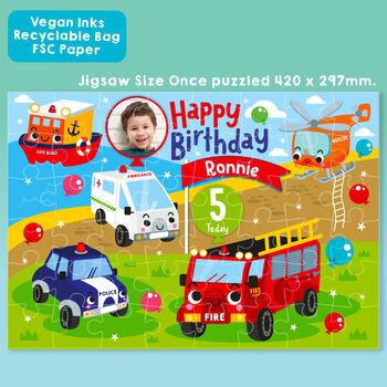 Personalised To The Rescue Birthday Jigsaw Puzzle, 3 of 10