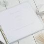 Personalised Large Floral Grey Wedding Day Scrapbook, thumbnail 5 of 7