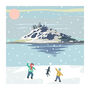 The Mount In Winter Christmas Card Pack Of Five, thumbnail 2 of 2