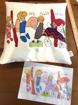 Your Child's Drawing On A Cushion, 11 of 12