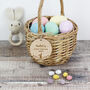 Baby's First Easter Wooden Gift Tag Decoration, thumbnail 4 of 5