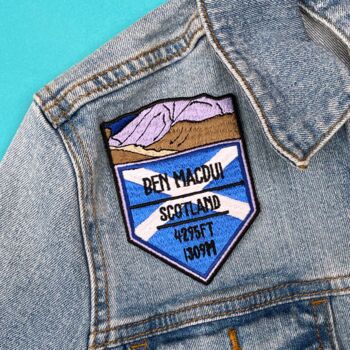 Ben Macdui Mountain Sew On Patch, 2 of 2