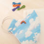 Embroidered Rainbow Sky Face Mask, thumbnail 5 of 8