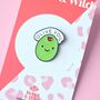 Olive You Love Enamel Pin Badge, thumbnail 1 of 4