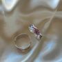Adjustable Pure Silver Colourful Band Bohemian Toe Ring, thumbnail 4 of 6