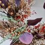 Seasonal Dried Flower Wreath, thumbnail 6 of 6