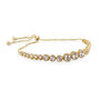 Marseille Rhodium, Gold Or Rose Gold Plated Bracelet, thumbnail 3 of 12