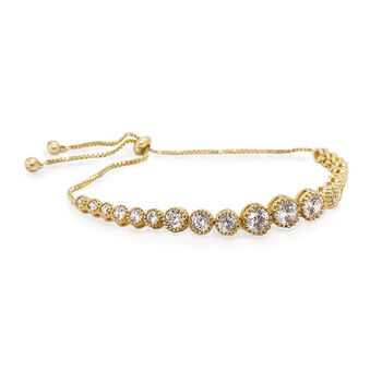 Marseille Rhodium, Gold Or Rose Gold Plated Bracelet, 3 of 12