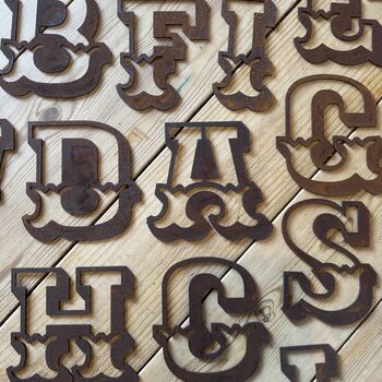 Christmas Decor Metal Carnival Letters Make Any Word Initials Gift Home And Garden, 2 of 12