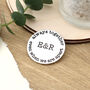 Always Together Personalised Pewter Message Token, thumbnail 5 of 7