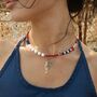 Vertical Custom Name Plate Pendant Charm, thumbnail 3 of 8