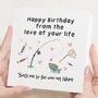 Funny Fishing Birthday Card For Husband Or Boyfriend, thumbnail 1 of 7