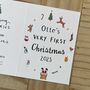 Personalised Baby's Very 1st Christmas Card, thumbnail 7 of 9